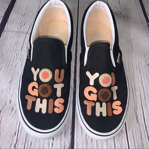 Vans breast cancer awareness sneakers size 7.5